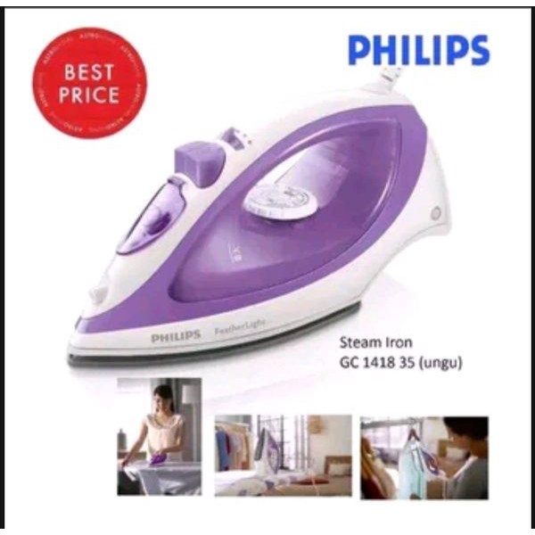 Terlaris Setrika Philips Gc 1481 Steam Iron Setrika Uap Original Terbagus