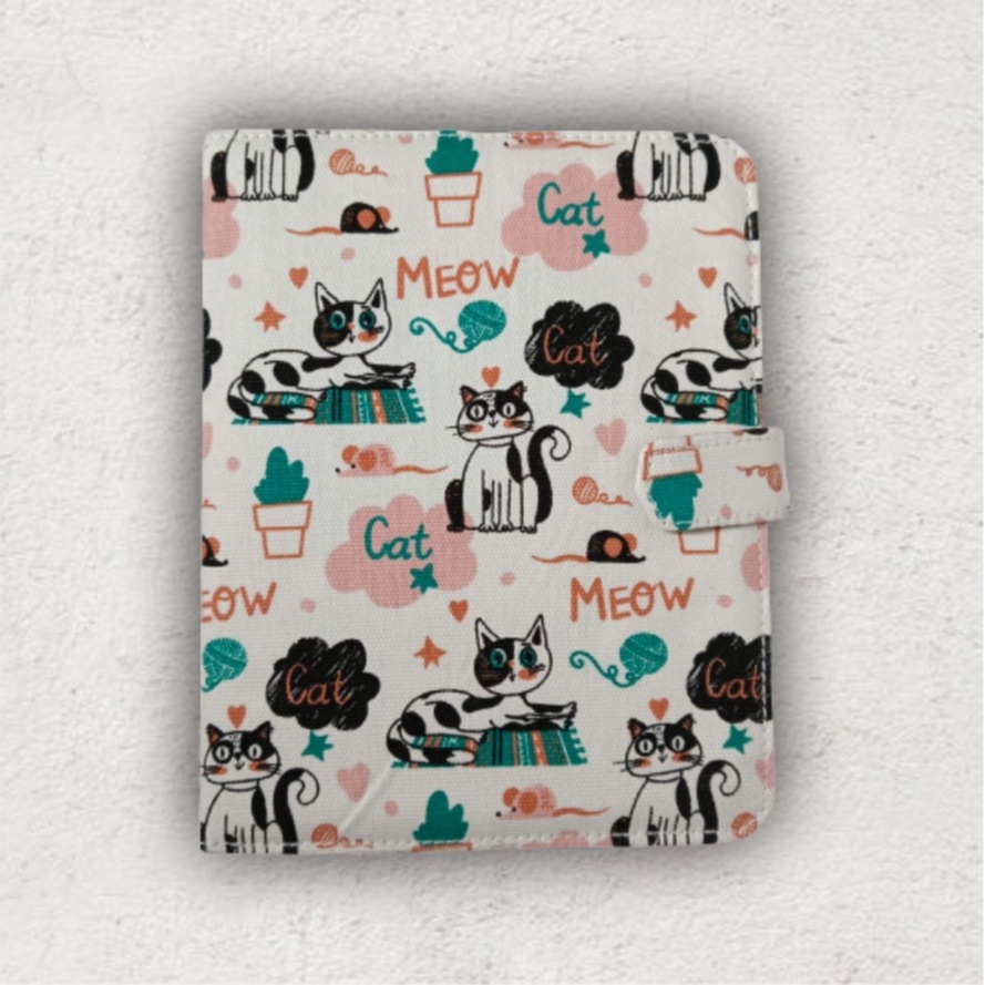 

Buku Tulis Binder A5 Bermotif Kanvas Buku Catatan Kuliahan 20 Ring Ekslusif