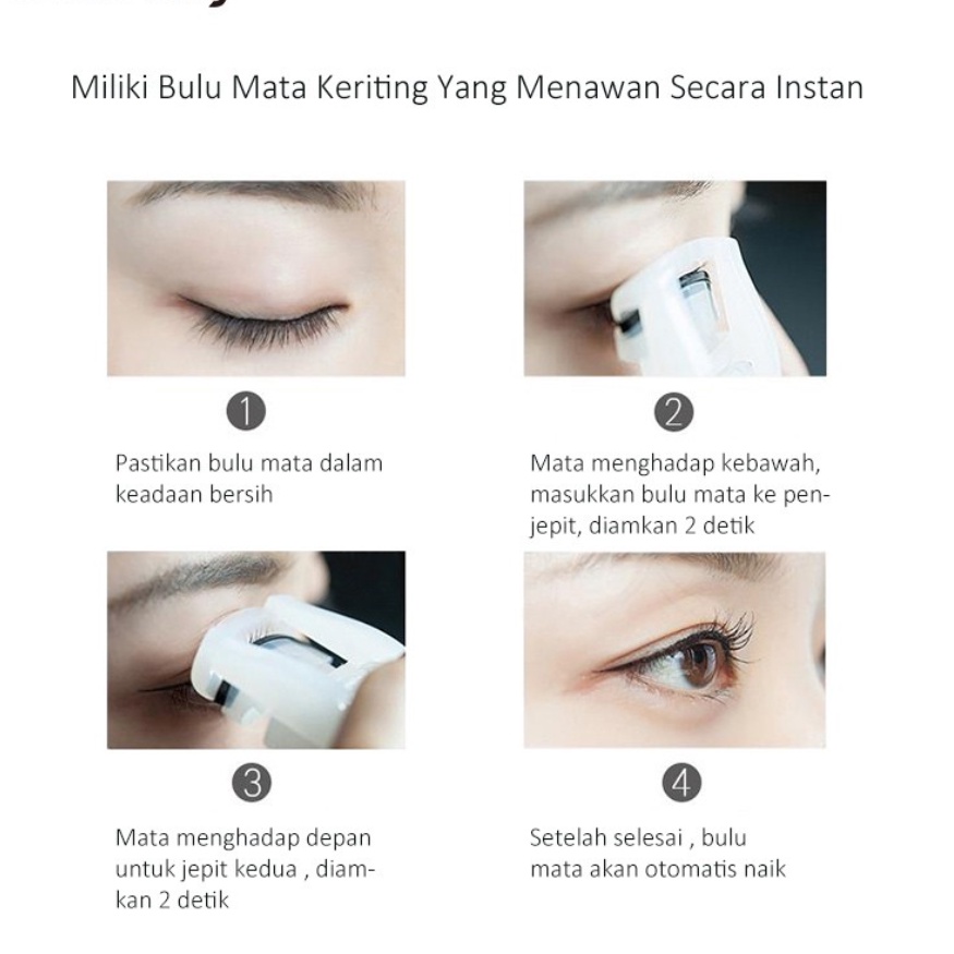 Super 66 Eyelash Curler mini travel penjepit bulu mana unik portable