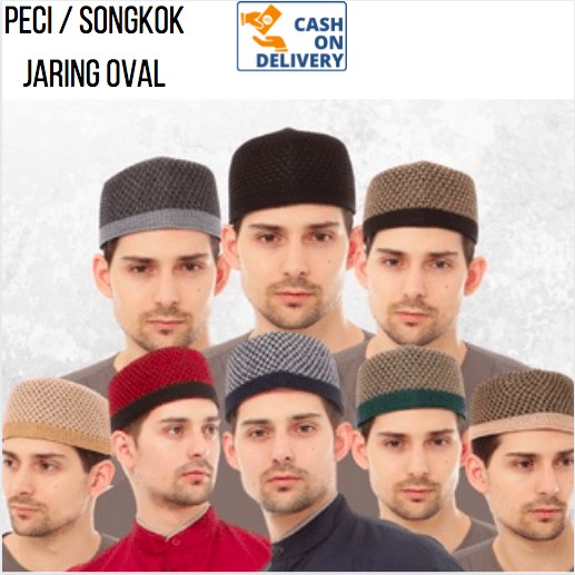 Songkok Oval / Peci / Songkok Model Oval Remaja Dewasa