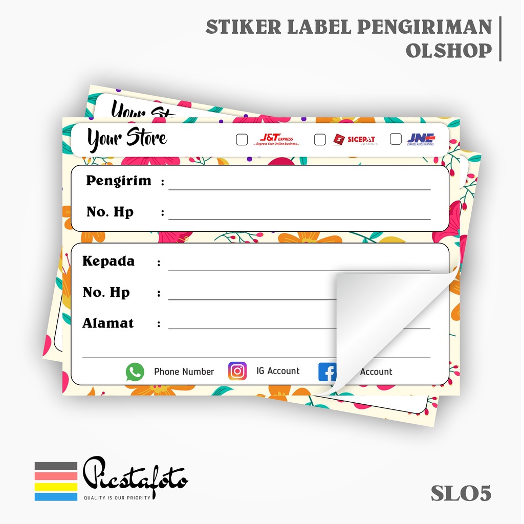 

Stiker Label Pengiriman Paket Online Shop Olshop - SLO5