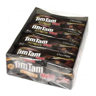 TimTam Maxi Classic Chocolate (Kemasan Box isi 12 Pcs)