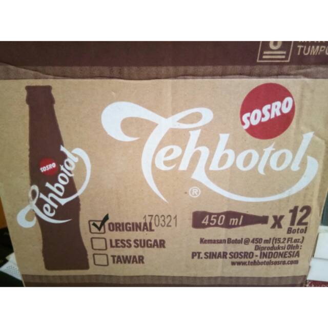 

Teh botol 450ml