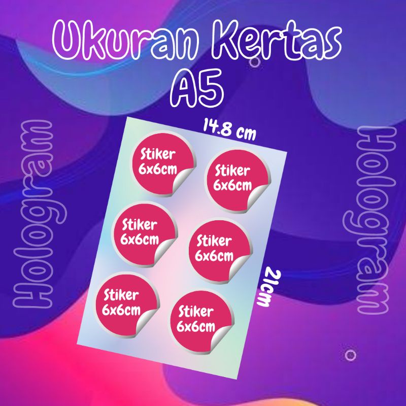

Custom Stiker Hologram / Cetak Sticker Hologram / stiker Hologram / Stiker Motor / Stiker Murah