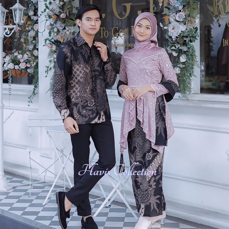 Batik Couple Kebaya Modern Kebaya Wisuda Lamaran Baju Tunangan Batik Brukat Terbaru Baju Couple Kondangan Terbaru 2022