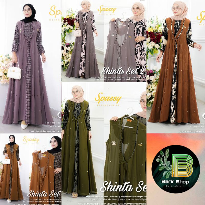 [Ready stok] Caramoy + Shinta sinta 1 2 3 4 maxy set ori spassy