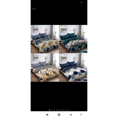 Set Bedcover Lady Rose Rumbai 180x200+ Bantal Hati  ( Aldo,Pikka,Regan,Malva)