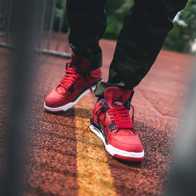 jordan retro 4 fiba gym red