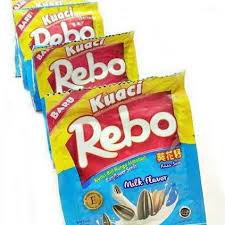 

Kuaci Rebo Milk Flavour Kemasan Sachet 6 Gram