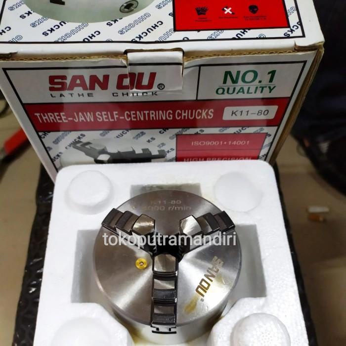 Claw Bubut 3" 3 jaw / Chuck Bubut 3 inch - 80mm