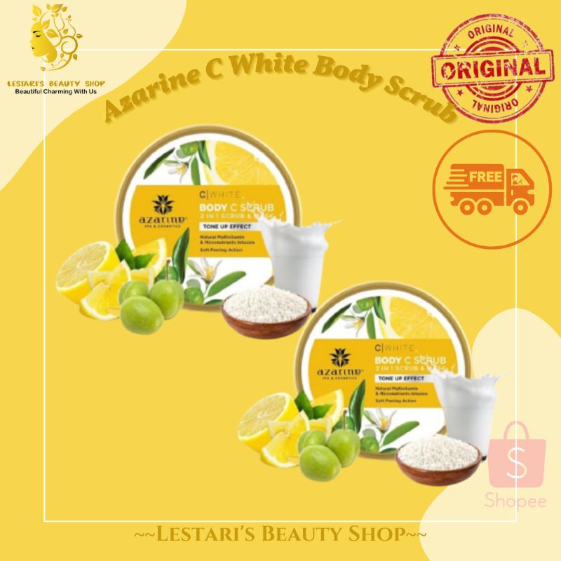 AZARINE C WHITE BODY SCRUB | BODY SCRUB AZARINE BPOM