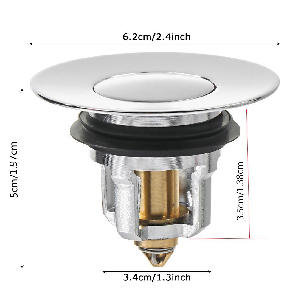 Populer Pop Up Drain Filter Aksesoris Hardware Wastafel Barth Tub Perlengkapan Kamar Mandi Pengganti Penangkap Rambut Wastafel Bounce Core