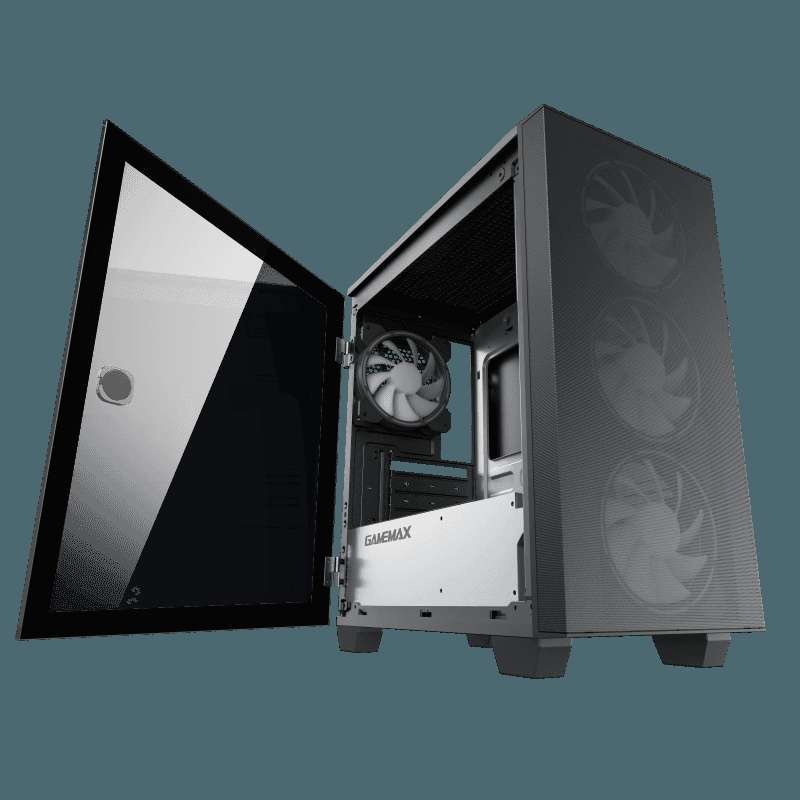 GAMEMAX AERO MINI (FRGB) Tempered Glass GAMING MICRO ATX CASE - 3 Fan NAMPOL GAN