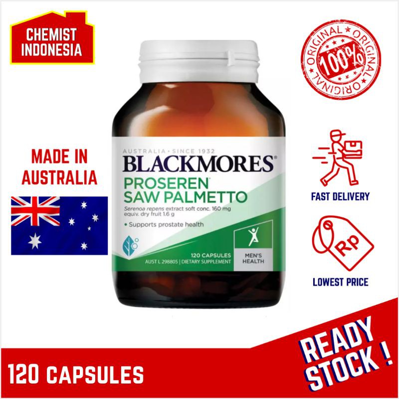 Blackmores Proseren Saw Palmetto 120 Kapsul