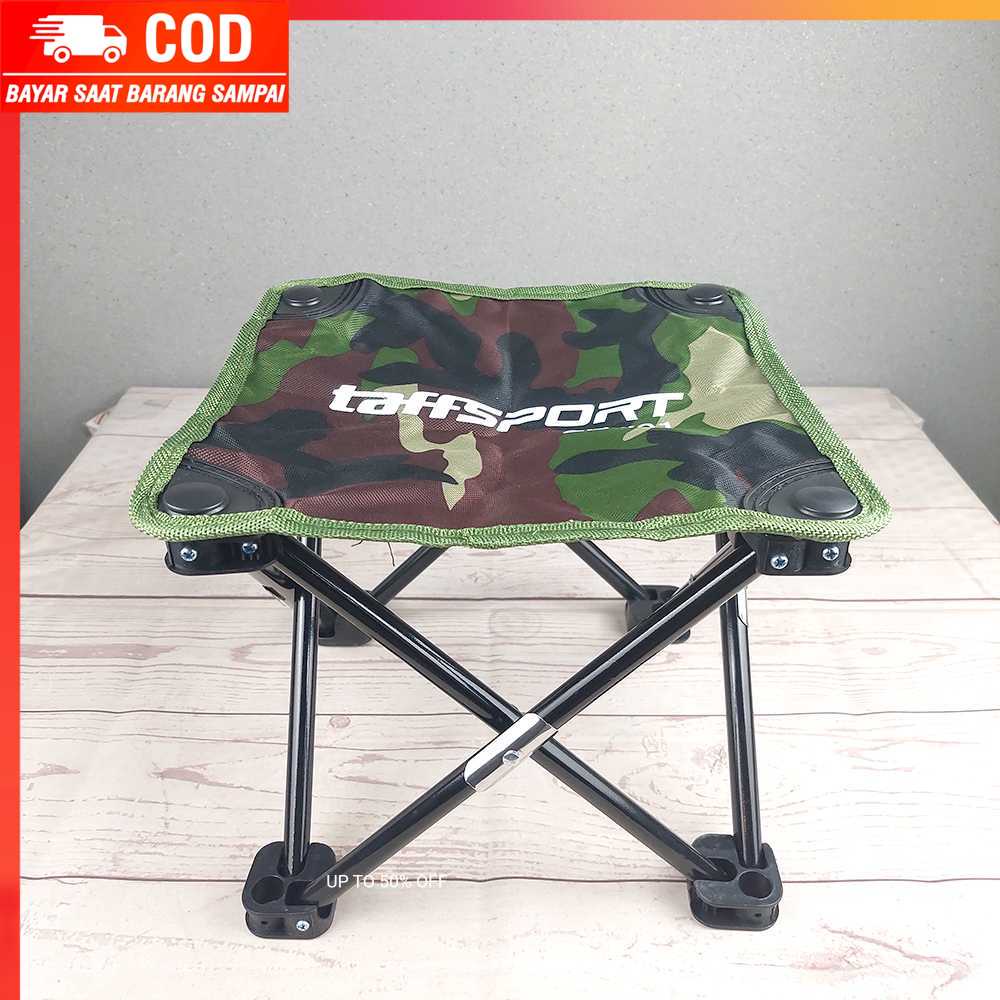 (100% BARANG ORI) Kursi Lipat Mancing Kotak Desain Army - ZDY01