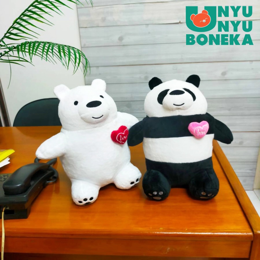 Boneka Sit We Bear Bare Hati Size 10&quot;/16cm/hadiahvalentine/souvenir/mainananak