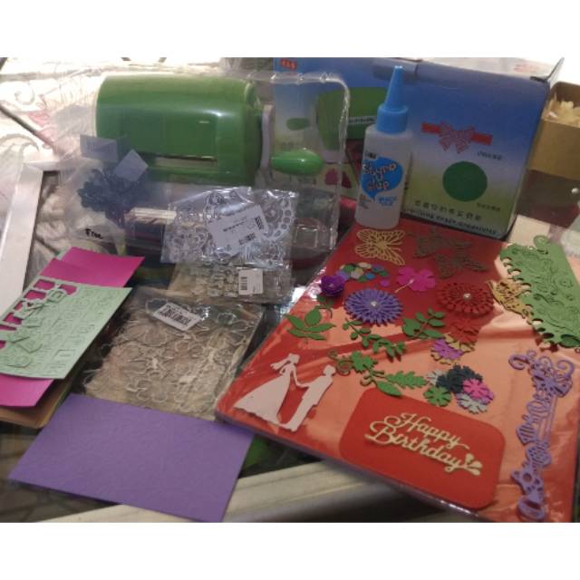 paket mesin paper cutting dies scrapbook