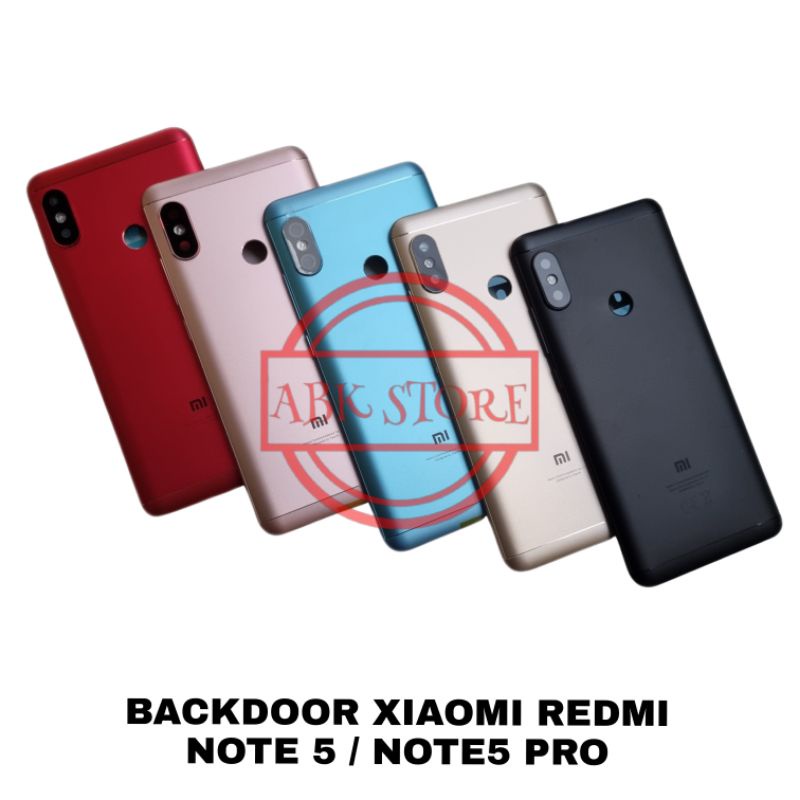 TUTUP BELAKANG BACKDOOR BACK CASING HOUSING XIAOMI REDMI NOTE 5 / NOTE5 PRO BACKCOVER ORIGINAL