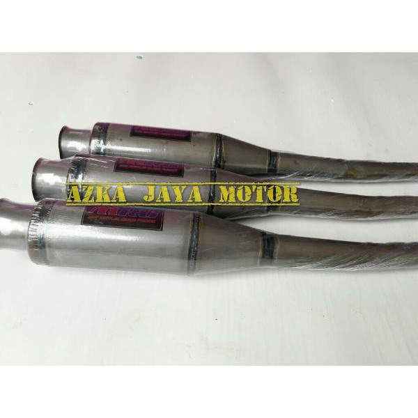 Knalpot Racing Netral Honda Supra X 125 Lama merk MRC racing Bukan Bobokan