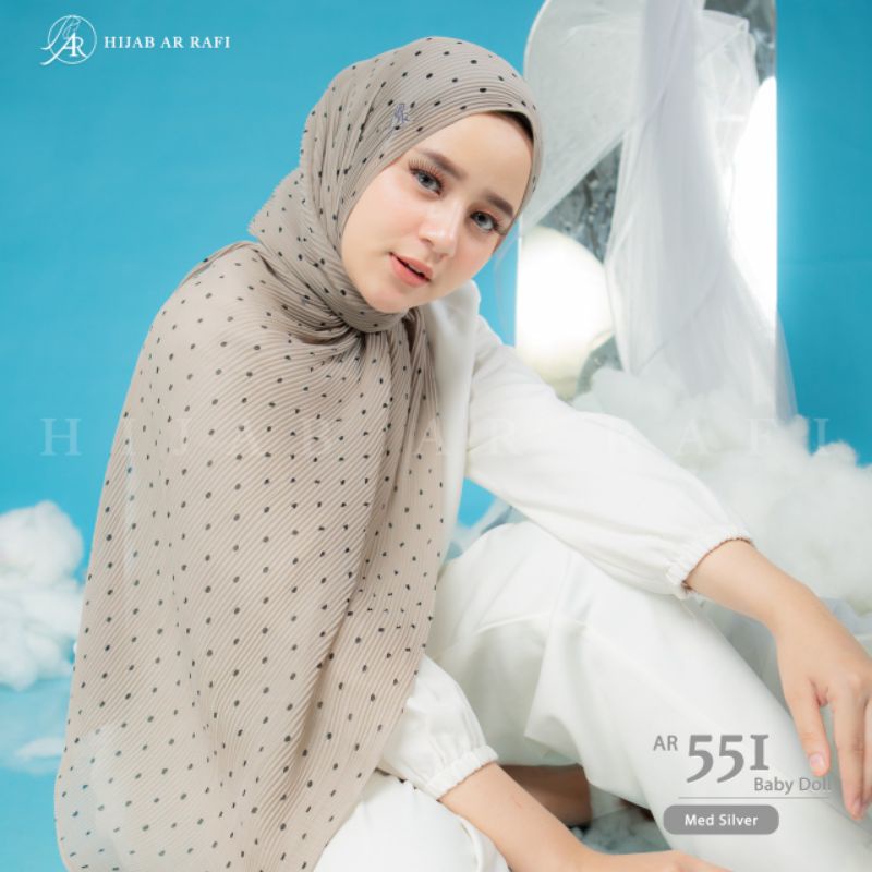 PASHMINA PLISKET ARRAFI POLKA