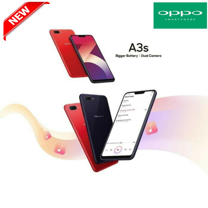 OPPO A3S RAM 2/16 GB GARANSI RESMI OPPO INDONESIA 1TH