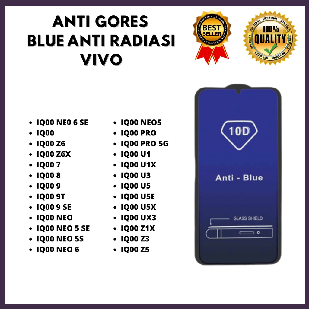 TG ANTI BLUE -VIVO IQ00 NE0 6 SE-IQ00-IQ00 Z6-IQ00 Z6X-IQ00 7-IQ00 8-IQ00 9-IQ00 9T-IQ00 9 SE-IQ00 NEO-IQ00 NEO 5 SE-IQ00 NEO 5S-IQ00 NEO 6-IQ00 NEO5-IQ00 PRO-IQ00 PRO 5G-IQ00 U1-IQ00 U1X-IQ00 U3-IQ00 U5-IQ00 U5E-IQ00 U5X-IQ00 UX3-IQ00 Z1X-IQ00 Z3-IQ00 Z5