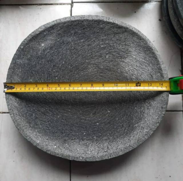 Cobek Batu Asli Diameter 38cm