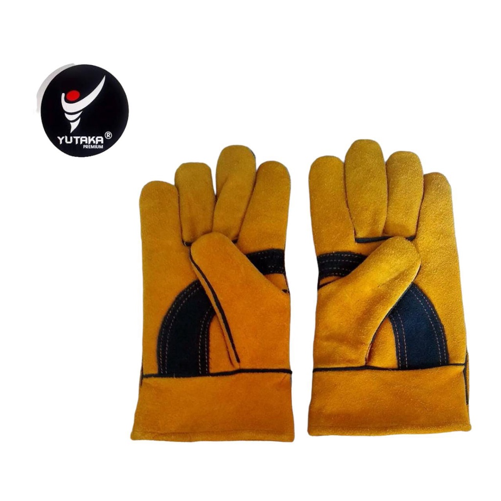 Sarung Tangan Las Yutaka 11 Inch Kulit Nyaman