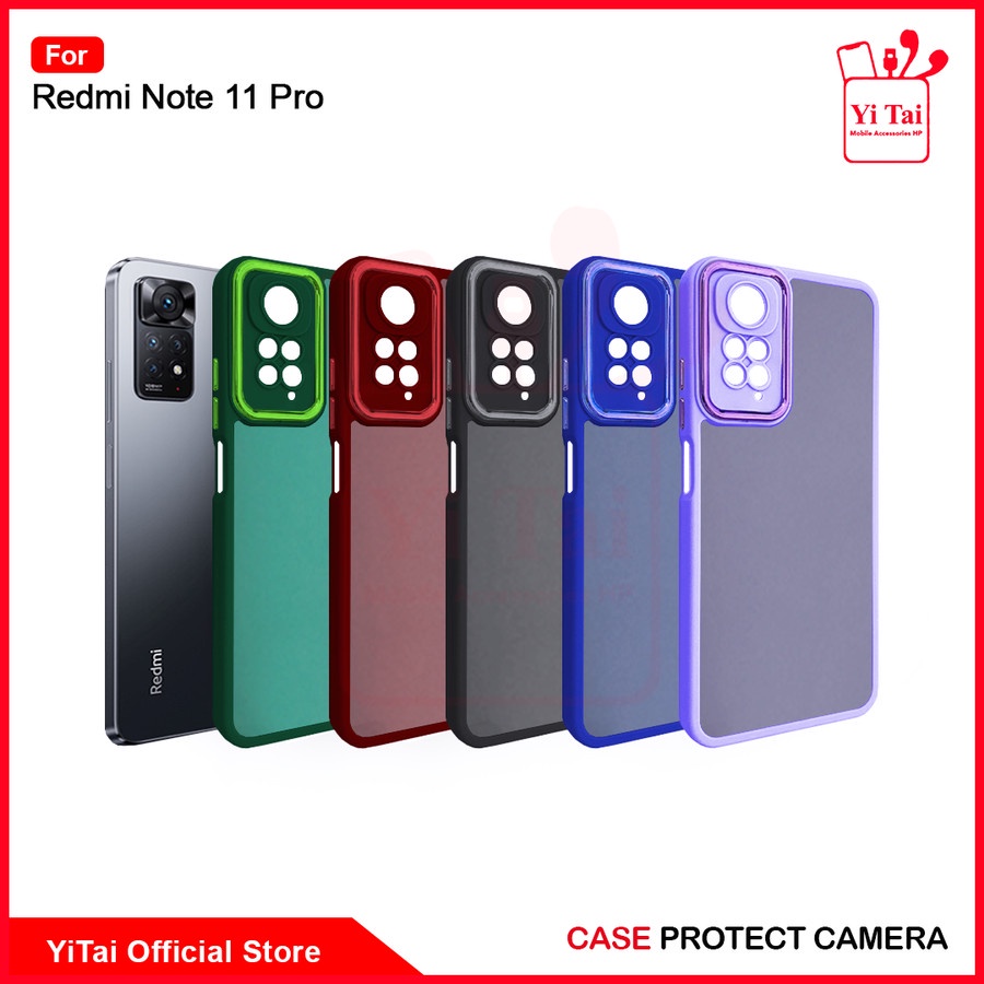 YC02 CASE YI TAI PROTECT KAMERA XIAOMI REDMI NOTE 10 4G NOTE 10PRO NOTE 11PRO - BDC