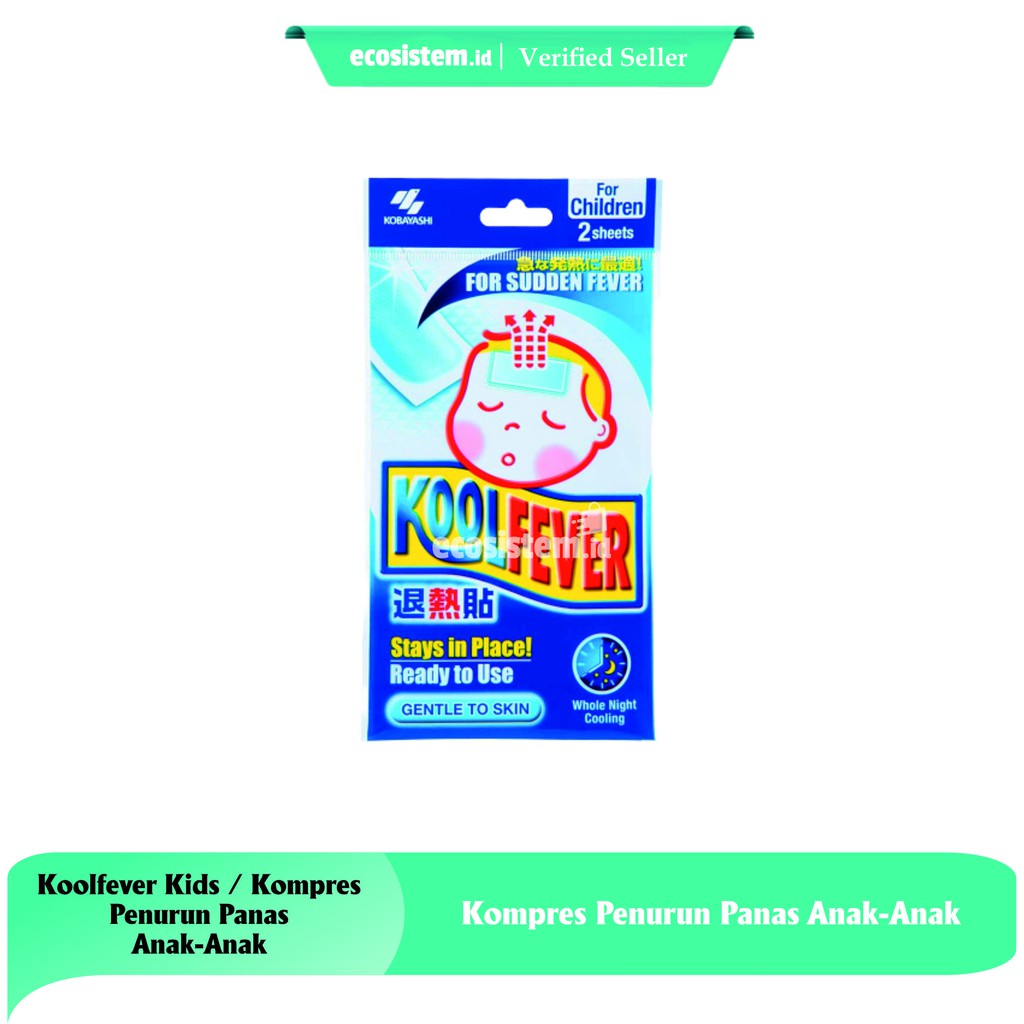 Koolfever kids / kompres penurun panas anak-anak