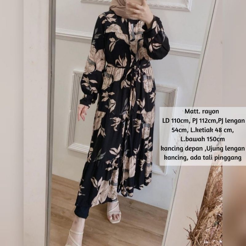 NATURE LONG TUNIK RAYON