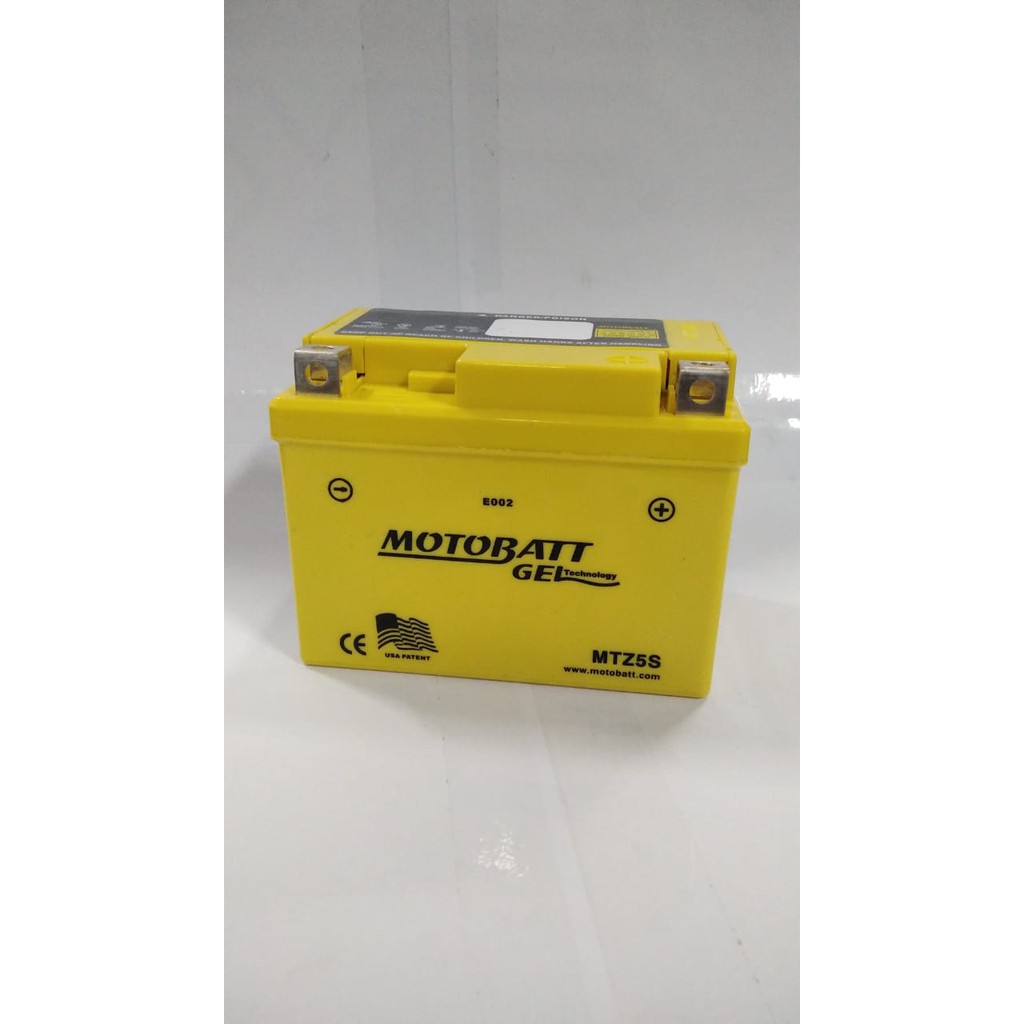 Aki Motor Revo Absolute HONDA MOTOBATT Mtz5s Mtz5 Aki Gell Aki Maintenance Free Baterai Accu Kering