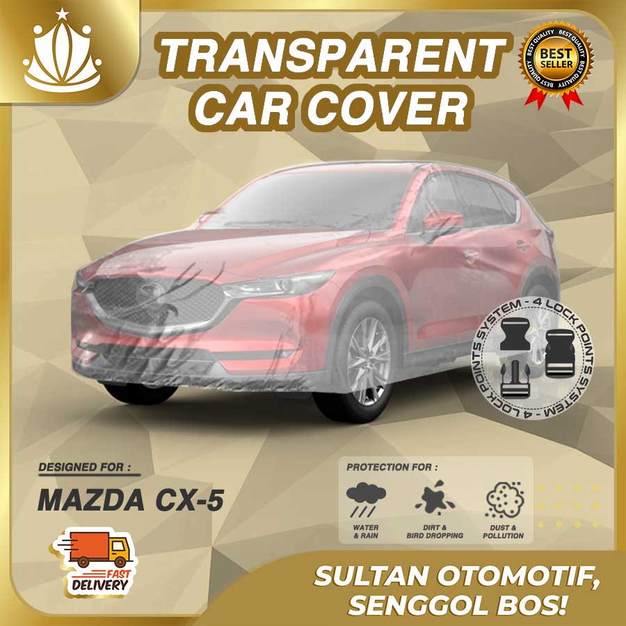 Body Cover Mobil Plastik TEBAL Mazda CX5 CX 5 WATERPROOF