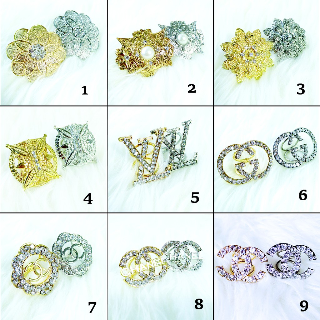 GROSIR Aksesoris Bross Cincin / Ring Kerudung Jilbab Syal