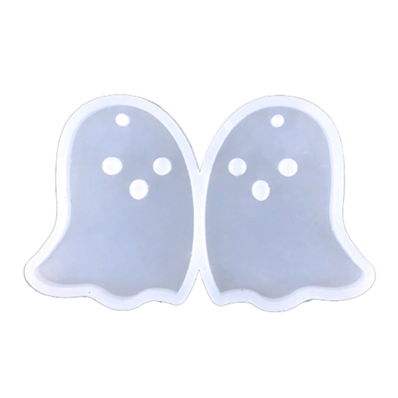 5 Pcs Cetakan Liontin Anting Bahan Silikon Untuk Halloween