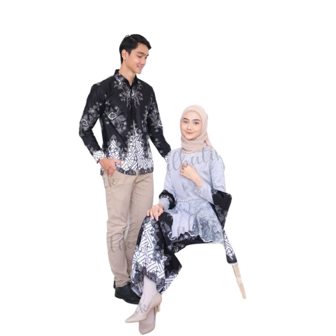 Maura Couple - Sania Ruffle Batik Couple Ori Ndoro Jowi DNT Garansi Termurah Shopee - CP ANJELAPAGER