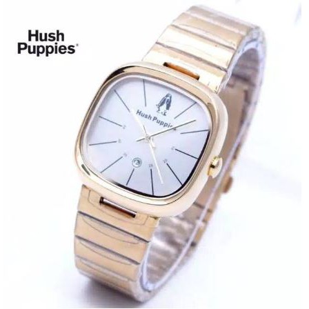 ( Dikirim Dari Jakarta ) Bisa COD Jam Tangan Wanita Hush puppies Kotak Tanggal Aktif HP410