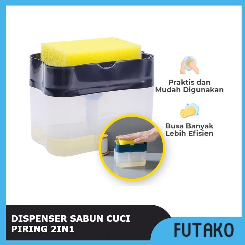 FUTAKO Tempat Sabun Cuci Piring / Dispenser Sabun Cuci Piring