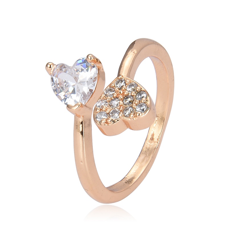cincin titanium wanita tunangan anti karat emas asli tidak luntur korea silver murah polos couple muda korea anti karat 04J