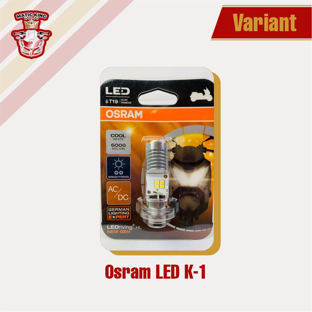 OSRAM Bohlam lampu LED Motor Beat Fi Scoopy Fi Spacy Fi  Mio M3 / Soul