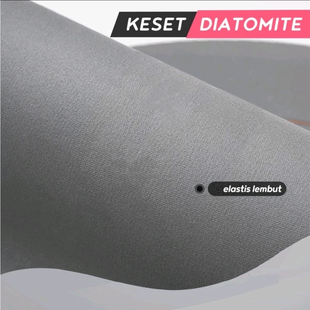 KD82 Keset Kaki Kamar Mandi Keset Diatomite Keset Lantai Anti Slip Serap Air Keset Kamar Tidur Keset Kaki Anti Bau Keset Anti Bakteri