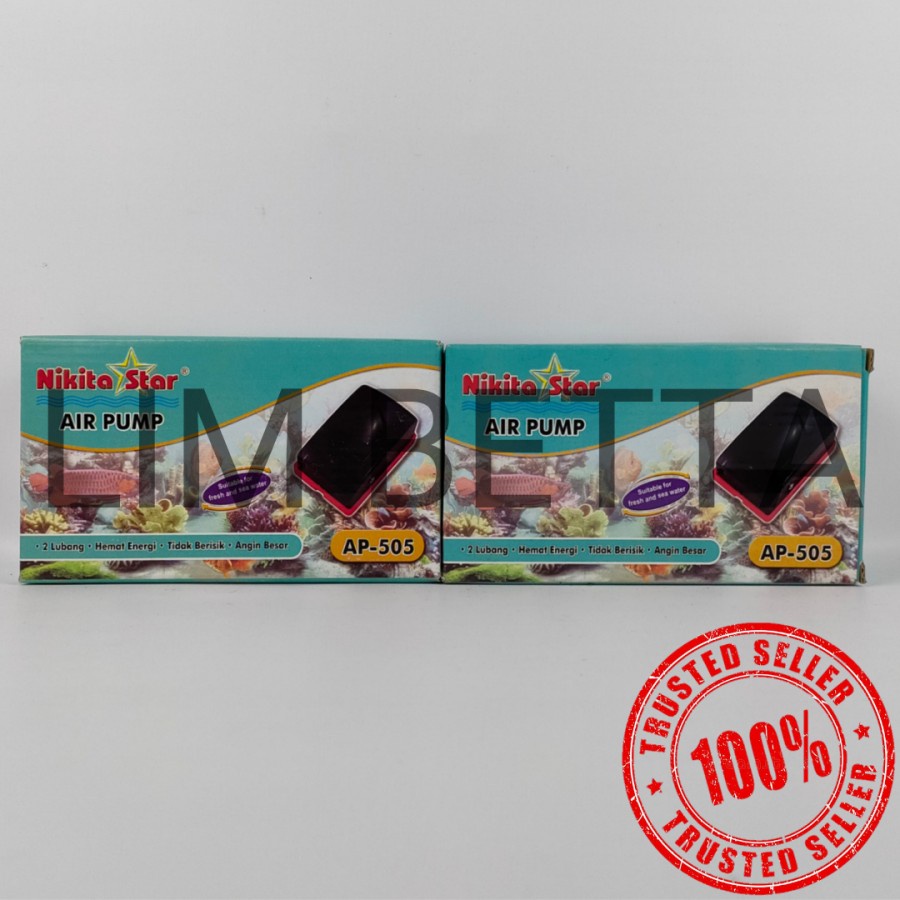 ( AP-505 ) AERTAOR NIKITA 2 LUBANG AP-505 / AERATOR / AIR PUMP