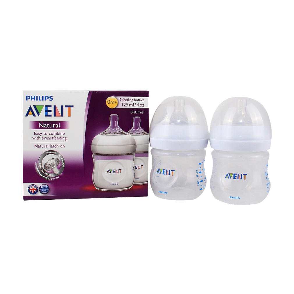 Botol Avent - Botol Susu Avent Natural 125ml - 2pcs