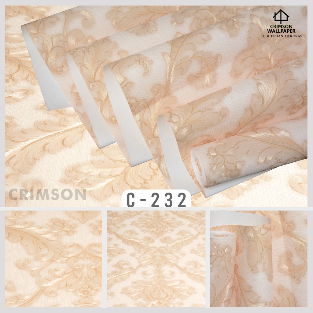 WALLPAPER DINDING VINYL PREMIUM TIMBUL DAN TEBAL