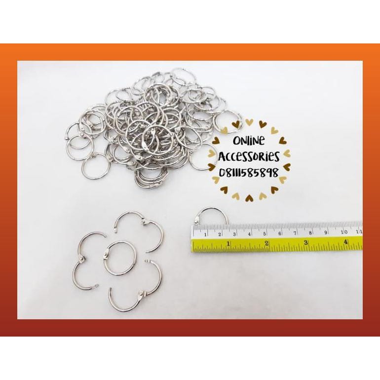 

RING MENU / RING BUKU / RING BUKA TUTUP 25mm ( BINDER / SCRAP BOOK