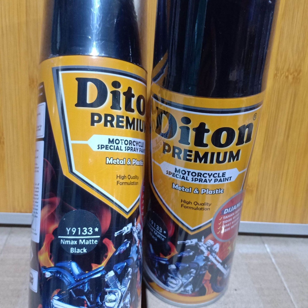 DITON Premium Pilok Pilox Warna Doff / Dop / Matte / Tidak Mengkilap ( Merah Doff Hitam Doff Coklat Doff Hijau Doff Biru Doff Clear Doff Hunter Green Stylist Red dll ) 400cc/400ml