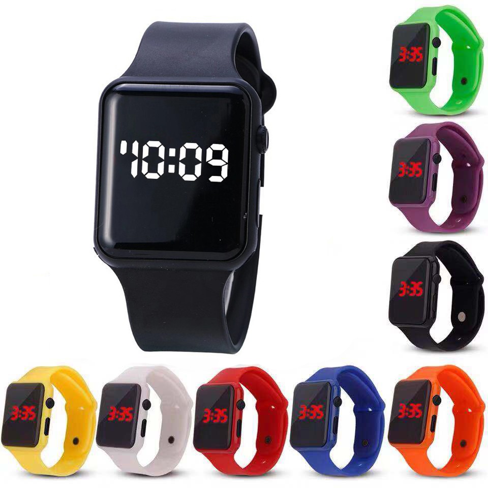 COD JAM TANGAN LED DIGITAL FASHION KISD&amp;TEENAGER(REMAJA) DISPLAY WATCH ELEKTRONIK IMPORT LED WANITA PRIA  RUBBER DIGITAL WATCH MURAH BERKUALITAS