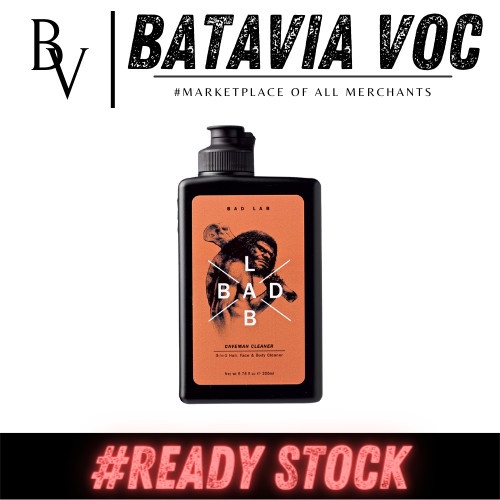 Bad Lab Caveman Cleaner 3 in 1 Hair Face and Body Cleaner