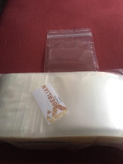 Standing Pouch Transparan Pet Klip Zipper 250 G 13x20 Promo Isi 100