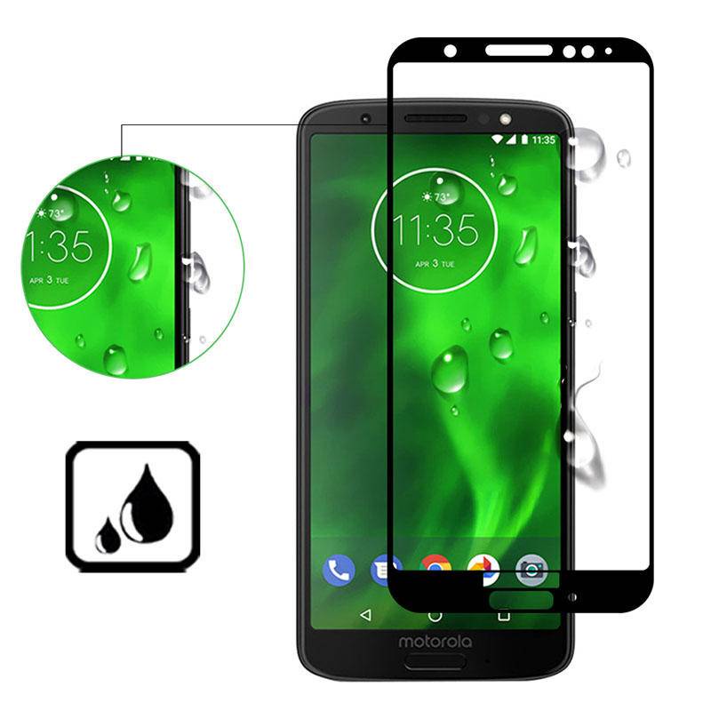 Pelindung Layar tempered glass Full cover Untuk Motorola Moto G 5 5S 6 7 8 9 Plus Play Power Lite G60S 4G